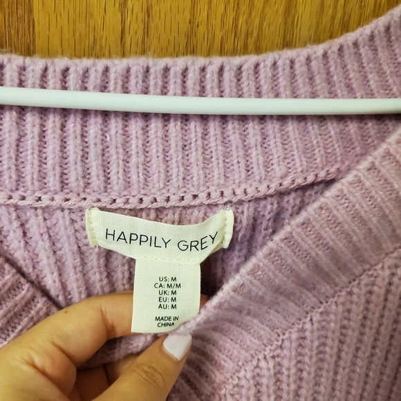 Pink Purple Sweater - Picture 2 of 2